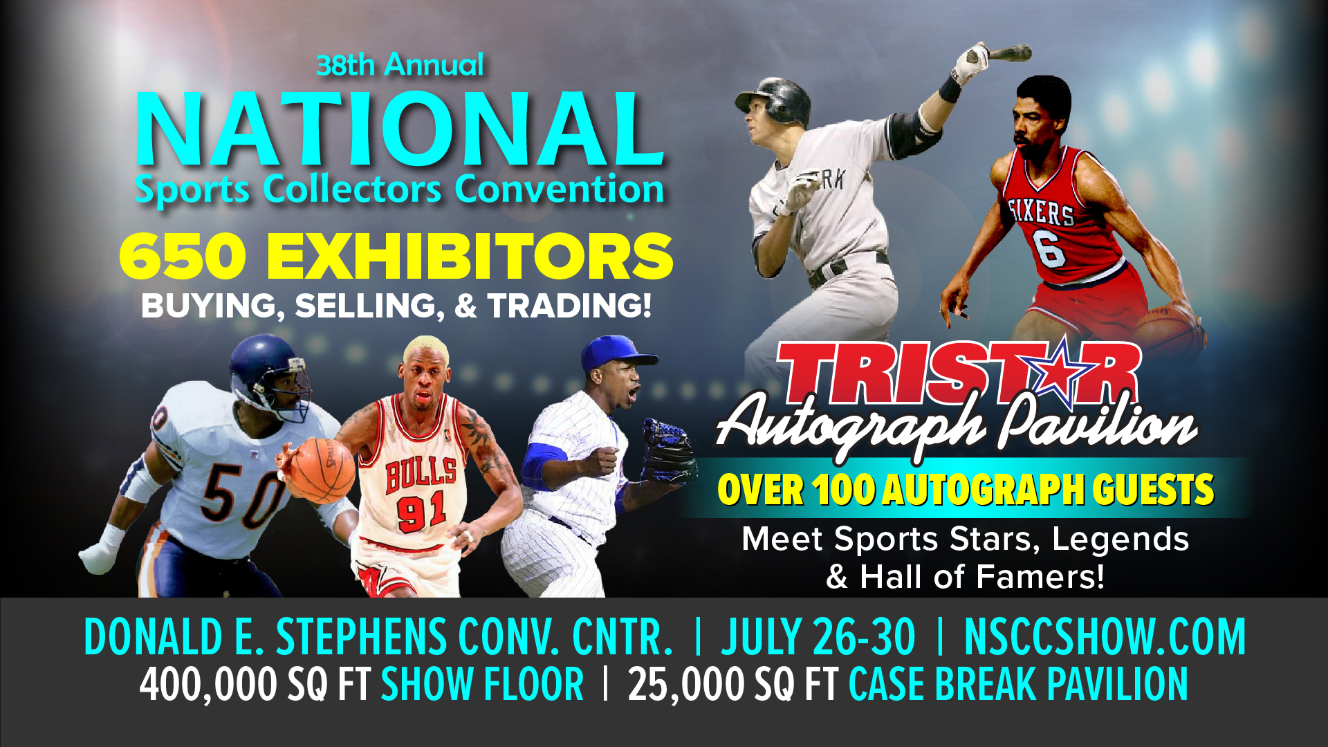 The 38th National Sports Collectors Convention Returns to Chicago July